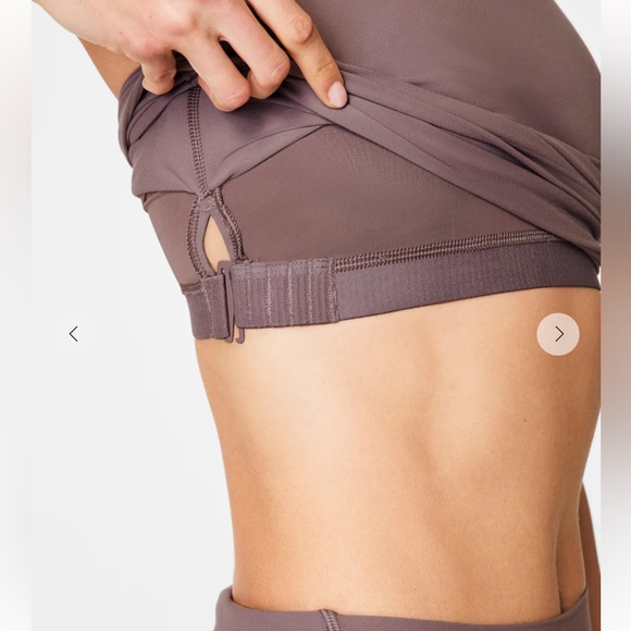 NWT, SPANX—SpanxSmooth OnForm High Neck Shelf Tank Lined Women's Top in Smoke—M - Picture 6 of 12